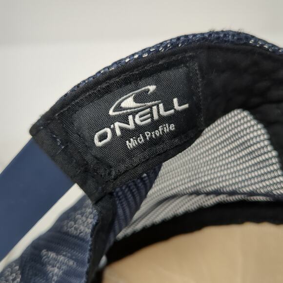 O'Neill Since 1952 Snapback Rope Trucker Hat Blue One Size Mesh Back - Picture 9 of 9